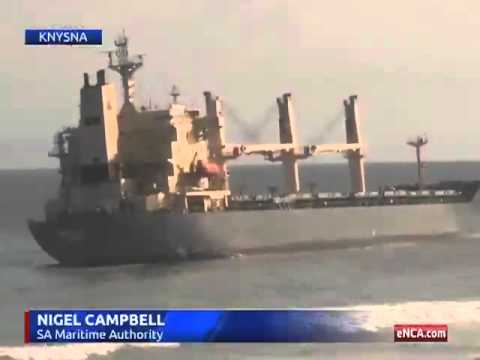 Getting the ship back out to sea, first prize - Maritime Authority on the Knysna oil spill