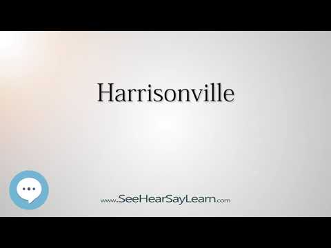 Harrisonville (How to Pronounce Cities of the World)💬⭐🌍✅