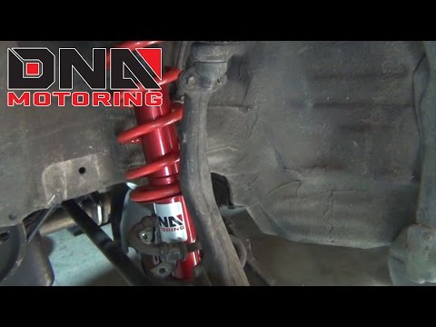 How to Install 88-91 Honda Civic / CR-X EF9 Shock Absorber / Lowering Spring