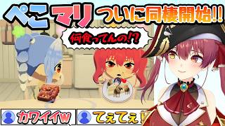 【トモコレ】ついにぺこマリが同棲開始！超てぇてぇ！ #宝鐘マリン #兎田ぺこら #ホロ切り抜き #ホロライブ