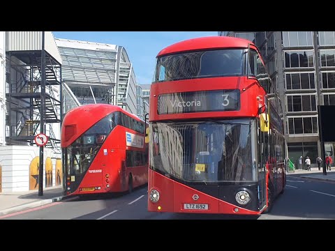 *NEW ROUTING* Route 3 Buses in Victoria ( Central London Bus Changes )