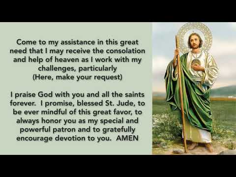 POWERFUL NOVENA TO ST. JUDE THADDEUS....  It has NEVER been known to FAIL