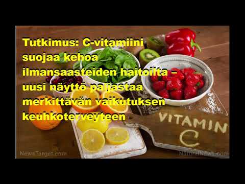 Tutkimus - C-vitamiini suojaa kehoa ilmansaasteiden haitoilta