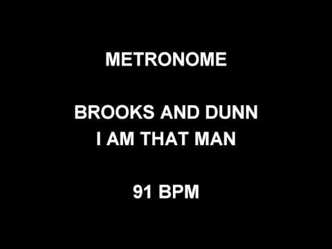 METRONOME 91 BPM Brooks And Dunn I AM THAT MAN