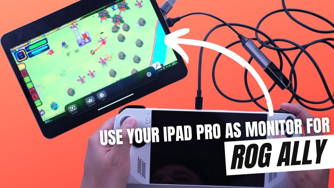 Use your iPad Pro as Monitor for your ROG Ally