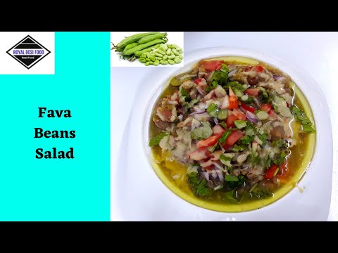 Fava Beans Salad | Broad Beans | Weight-Loss Salad Recipe | Royal Desi Food [With Eng Subtitles] #62