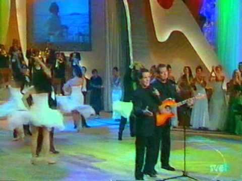 DUO DINÁMICO canta a JULIO IGLESIAS (TVE, Noche de fiesta, junio 1999)