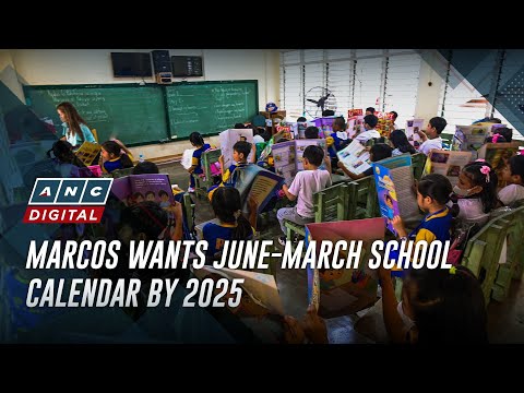 Marcos wants June-March school calendar by 2025
