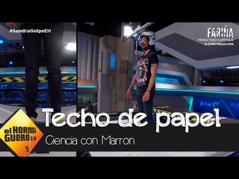 ¿Puede un techo de papel aguantar el peso de un hombre? - El Hormiguero 3.0
