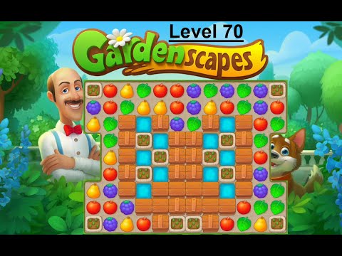 Gardenscapes Level 70 - [2020] solution of Level 70 on Gardenscapes [No Boosters] [super hard level]