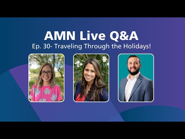 Traveling Through the Holidays | AMN Healthcare