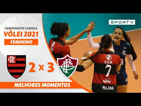 FLAMENGO* 2 X 3 FLUMINENSE | MELHORES MOMENTOS | FINAL CAMPEONATO CARIOCA DE VÔLEI FEMININO | SPORTV