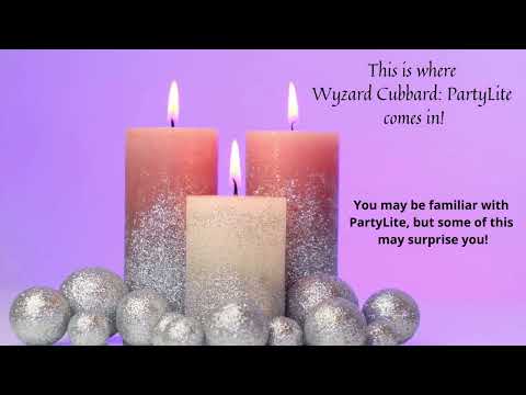 Intro to Wyzard Cubbard PartyLite Candle Corner