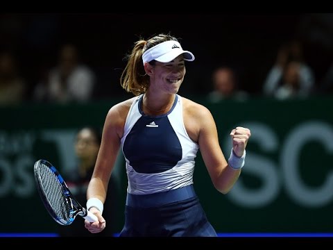 Garbine Muguruza vs Lucie Safarova | 2015 WTA Finals Highlights