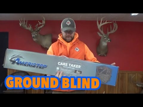 NEW AMERISTEP GROUND BLIND 🤔🤔🤔”The Care Taker" at Hollis Farms
