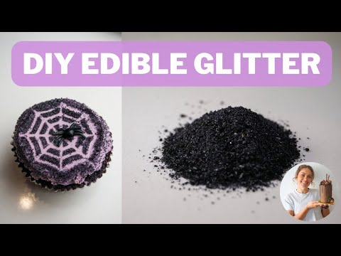 DIY Edible Glitter Tutorial: only 2 ingredients!