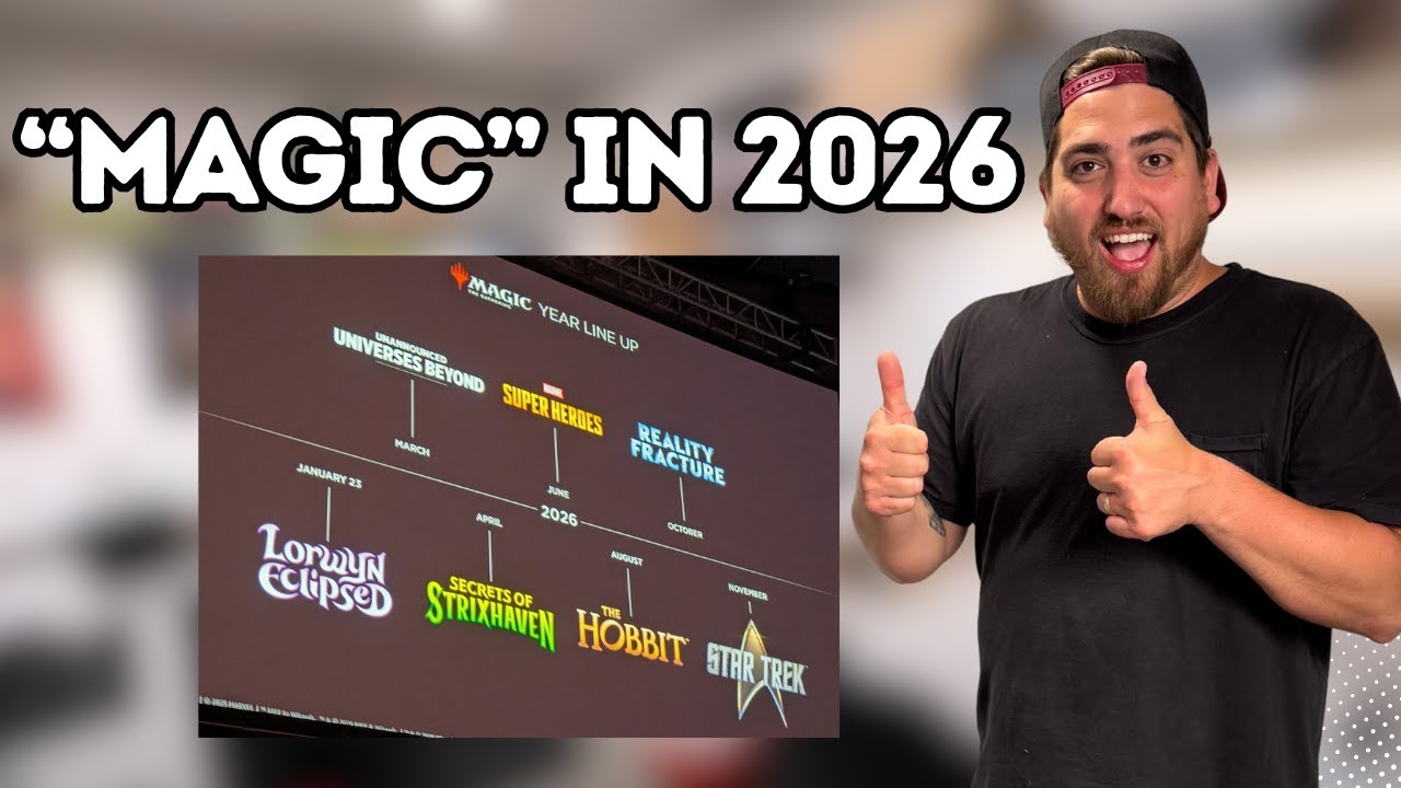 Magic the Gathering 2026 Release Schedule....