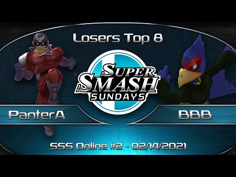 Super Smash Sundays Online #2 PanterA (Falcon) vs. bobby big ballz (Falco) - SSBM Top 8 Losers