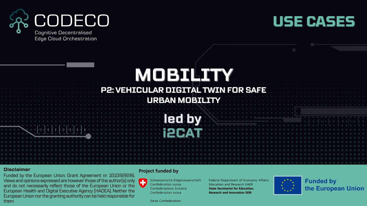 Digital twin for safe urban mobility / Bessó digital per una mobilitat urbana segura I i2CAT