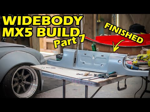 Finishing the Rear Garnish. Widebody Miata Build Part 7.