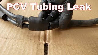 Rough Idle and Misfire Caused by Damaged PCV Tubing