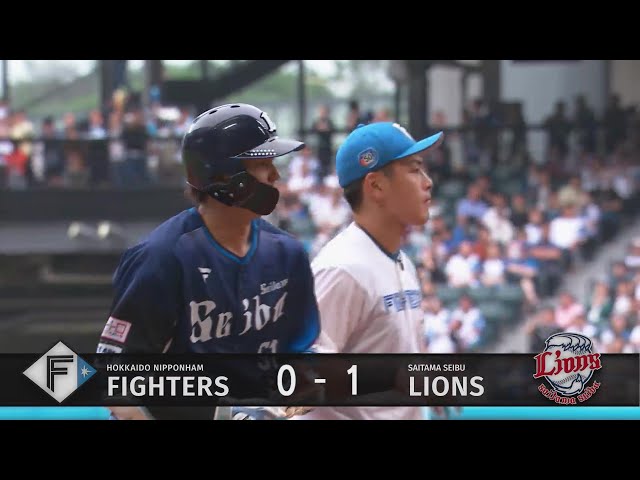 【6回表】均衡破れる!! ライオンズ・西川愛也 レフトへの先制タイムリー2ベースヒット!! 2024年7月27日 北海道日本ハムファイターズ 対 埼玉西武ライオンズ