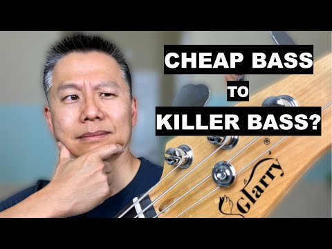 How to Turn a Cheap Glarry Bass into a Killer Bass!
