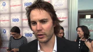 The Normal Heart: Taylor Kitsch (Bruce Niles) Exclusive TV Interview | ScreenSlam video
