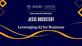 Leveraging AI for Business with Jesse Bockstedt