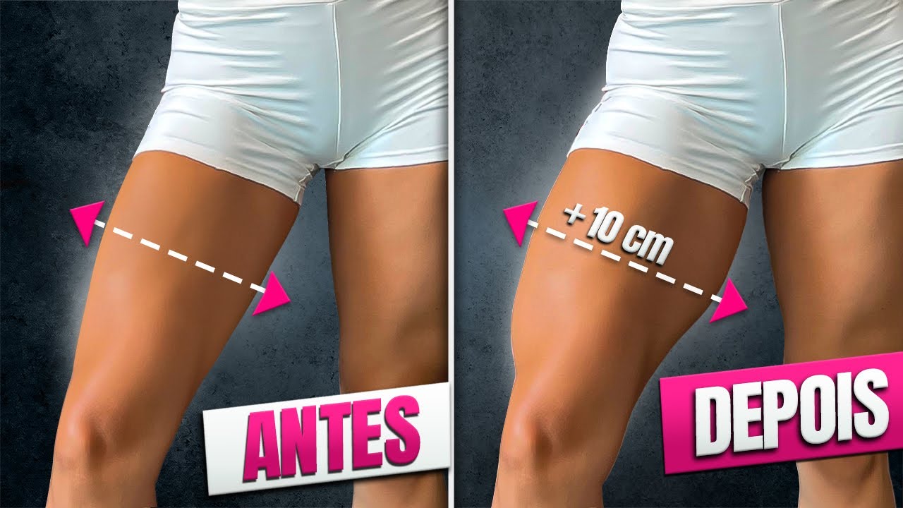 Treino completo para deixar a COXA MAIS LARGA