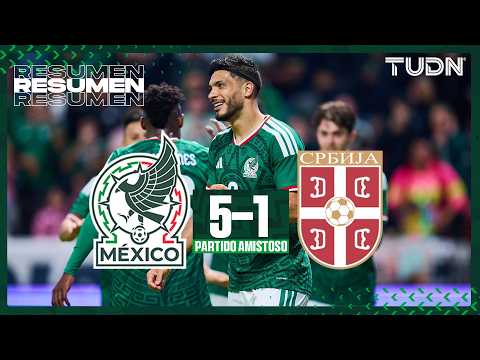 HIGHLIGHTS - México vs Serbia | Amistoso Internacional - Rumbo al Mundial 2026 | TUDN