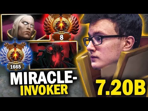 MIRACLE- INVOKER NEW PATCH 7.20B - DOTA 2 INVOKER