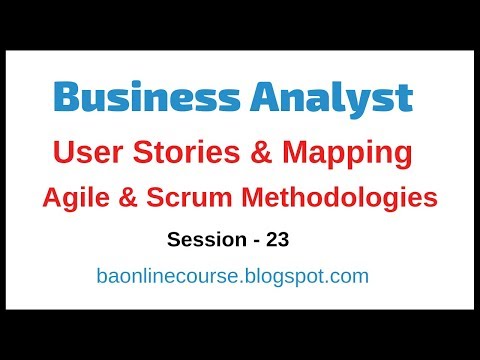 Business Analyst User Stories Tutorial | Agile Scrum Methodologies | User Story Mapping | Sprint