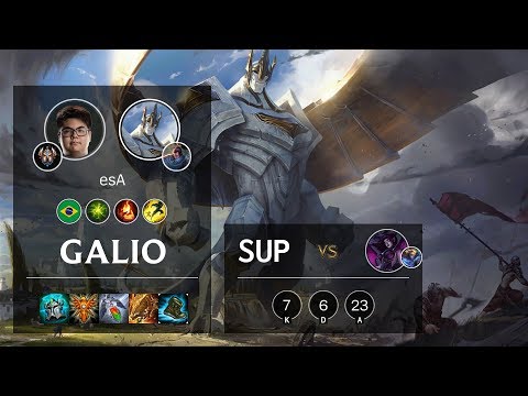 Galio Support vs Morgana - BR Challenger Patch 10.6