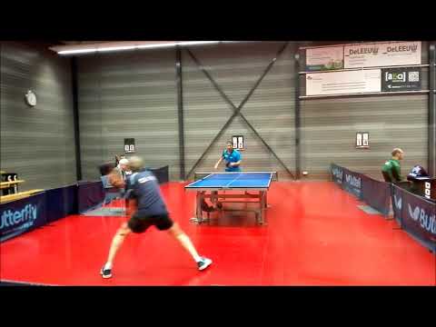 Tafeltennis Scylla 2 - Pecos 2 Martin van Rijn Scylla vs Ronald Rijsdorp Pecos  2-12-2017