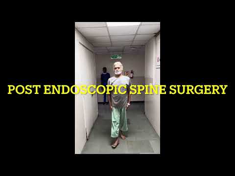 Instant pain relief ,posture correction, recovery of lost power after endoscopic spine surgery