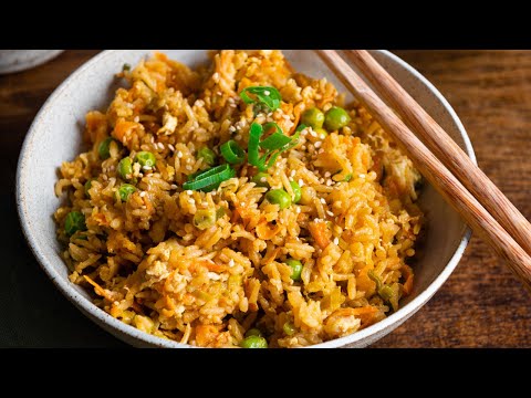 Gebratener Reis mit Gemüse & Ei