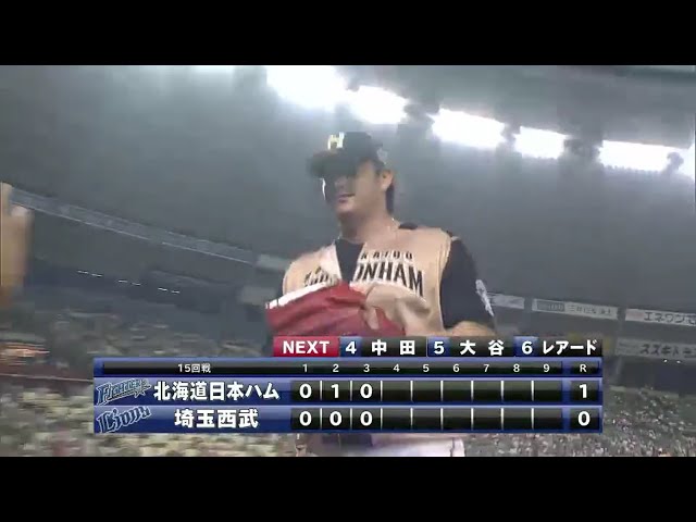 【3回裏】ファイターズ・メンドーサ 併殺でピンチ切り抜け無失点!! 2016/7/26 L-F