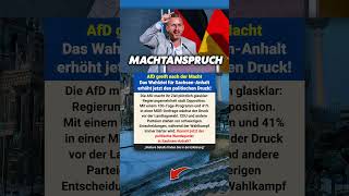 AfD fordert Regierungsmehrheit und verschärft den Wahlkampf in Sachsen