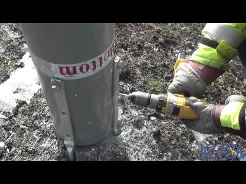 Resning av Jerolstolpe på berg