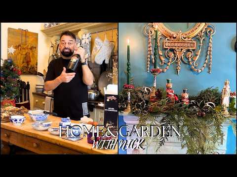 IRISH BAILEYS PANETTONE BREAD AND BUTTER Pudding; Decorating the Fireplace, ENJOY! 🎄