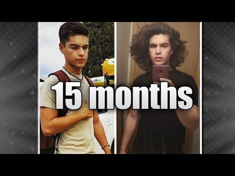 My Hair Growth Time Lapse - 1 Year and 3 Months
