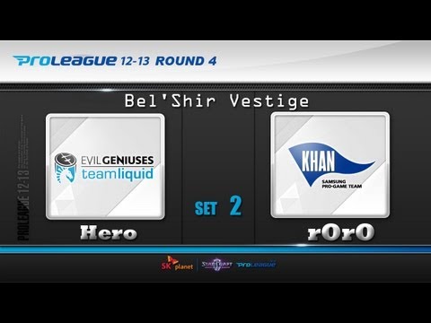 [0430] Hero(EG-TL) vs rOrO(SAMSUNG) PvZ 2SET  Bel'Shir Vestige - Stracraft 2,esportstv,SPL