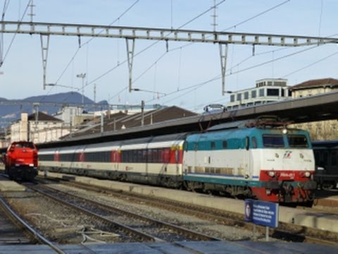 Italian Trains: Chiasso - Train Watching Snapshot