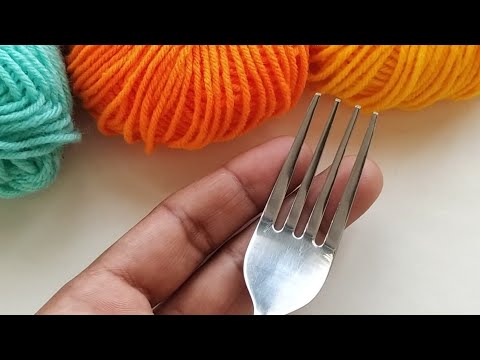 Beautiful Valentine's Day craft ideas with Fork and Fingers | Easy Woolen craft idea