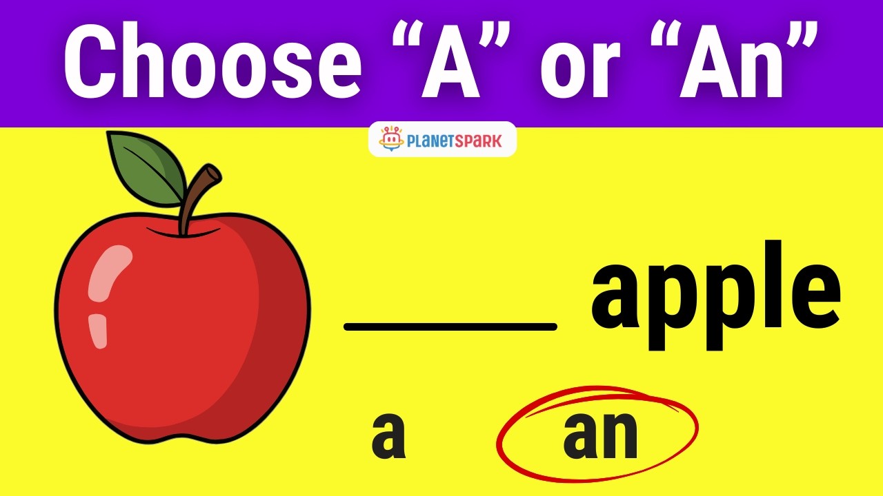 A or An? 🤔 Learn Articles in English | A vs An for Kids | Grammar Made Easy! 📚✨