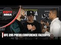 Faceoffs from the UFC 295 Press Conference | ESPN MMA