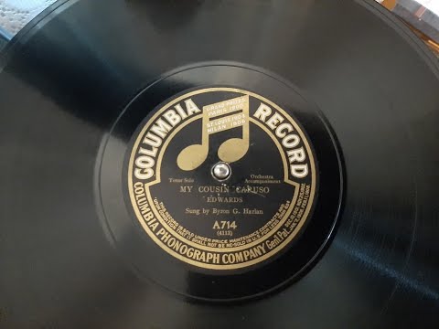 "My Cousin Caruso" by Byron G Harlan (1905 Victor III)