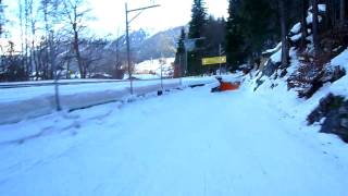 preview picture of video 'Klosters ski run to village'