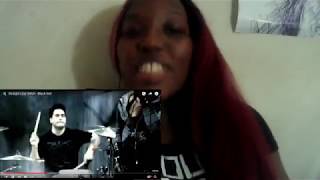 Straight Line Stitch - Black Veil Reaction | ShesABeautyOMG 💣👁️‍🗨️